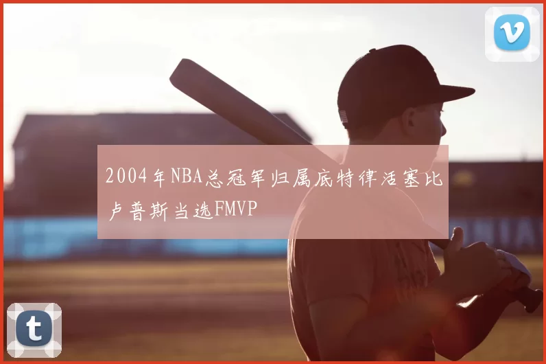 2004年NBA总冠军归属底特律活塞比卢普斯当选FMVP