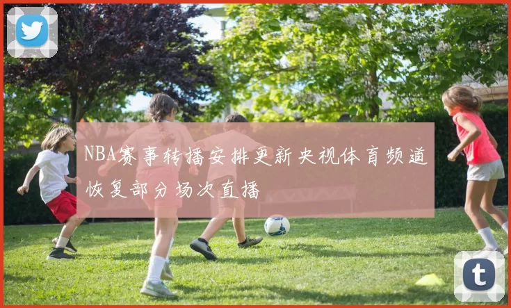 NBA赛事转播安排更新央视体育频道恢复部分场次直播